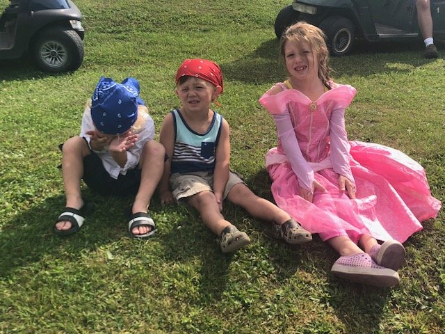 Campers at Pirate and Princess Weekend 2018 at Triple R Campground in Western NY