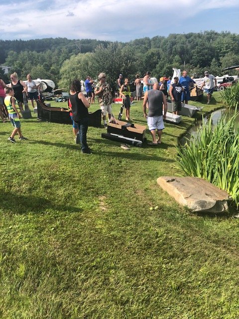 Campers at Pirate and Princess Weekend 2018 at Triple R Campground in Western NY