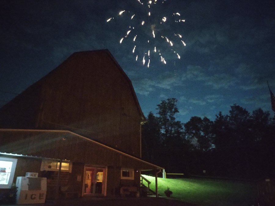 Fireworks at Triple R Camping Resort