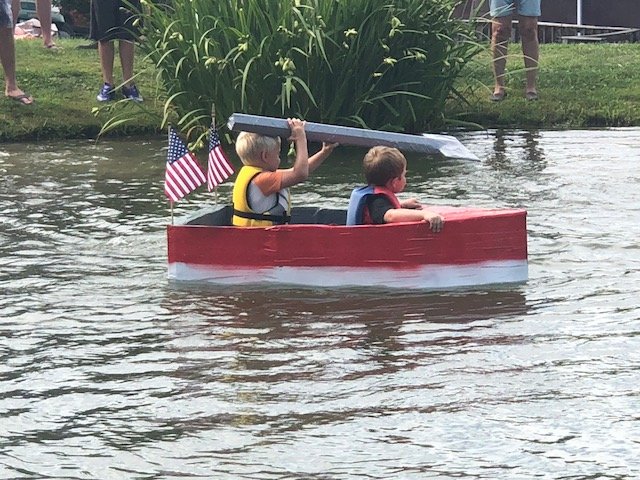 Campers at Pirate and Princess Weekend 2018 at Triple R Campground in Western NY