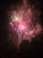 Fireworks at Triple R Camping Resort a campground in wy