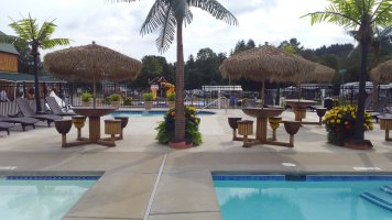 Pool and Hot Tub at Triple R Camping Resort in Western NY