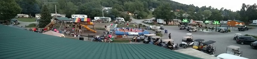 Arial View of Christmas in July Weekend and Triple R Campground in Western NY