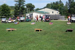 Playing Games During Labor Day Weekend 2018 at Triple R Campground in Western NY