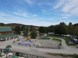 Ariel view at Triple R Camping Resort a campground in WNY