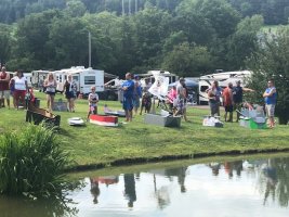 Campers at Pirate and Princess Weekend 2018 at Triple R Campground in Western NY