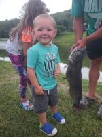 Kids fishing at Triple R pond