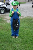 Camper in Costume Halloween Weekend 2018 at Triple R Campground in Western NY