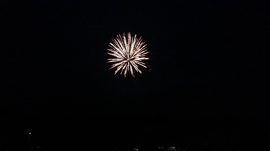 Fireworks on July 4th weekend 2018 at Triple R Camping Resort