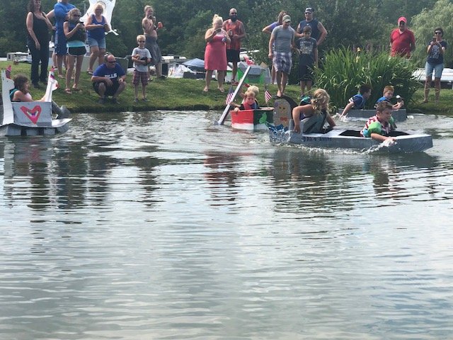 Campers at Pirate and Princess Weekend 2018 at Triple R Campground in Western NY