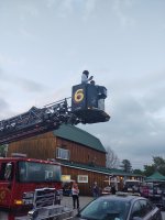 Fire truck at Triple R Camping Resort