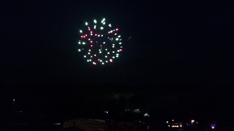 Fireworks on July 4th weekend 2018 at Triple R Camping Resort