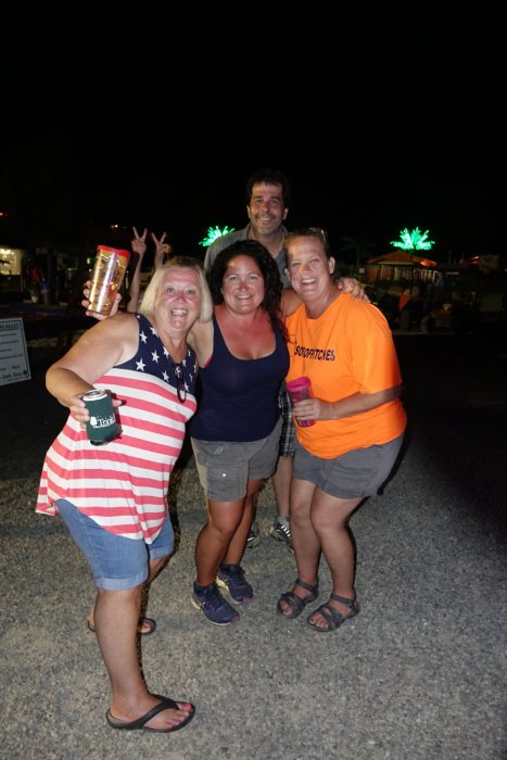 Campers During Labor Day Weekend 2018 at Triple R Campground in Western NY