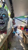 Site decorated with Halloween Decorations at Triple R Camping Resort