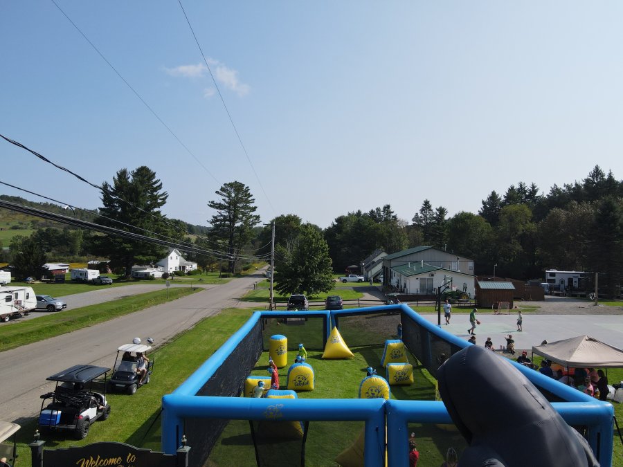 Gelly ball game at Triple R Camping Resort