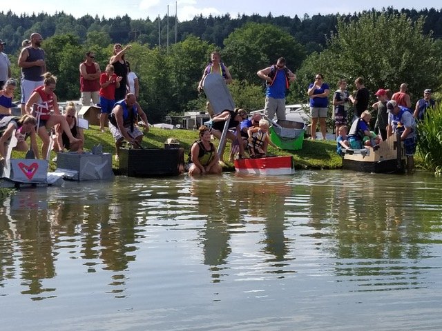 Campers at Pirate and Princess Weekend 2018 at Triple R Campground in Western NY