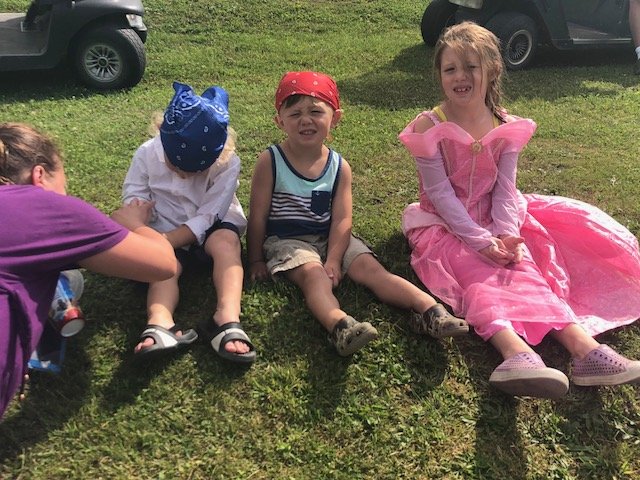 Campers at Pirate and Princess Weekend 2018 at Triple R Campground in Western NY