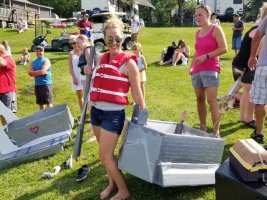 Campers at Pirate and Princess Weekend 2018 at Triple R Campground in Western NY