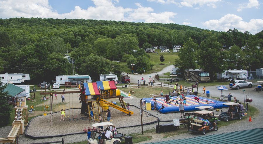 Playground at Triple R Camping Resort in Western NY