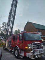 Fire truck at Triple R Camping Resort