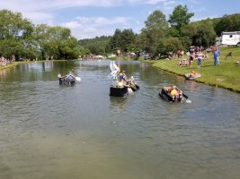 Campers at Pirate and Princess Weekend 2018 at Triple R Campground in Western NY