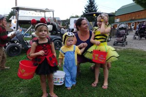 Campers in Costume Halloween Weekend 2018 at Triple R Campground in Western NY