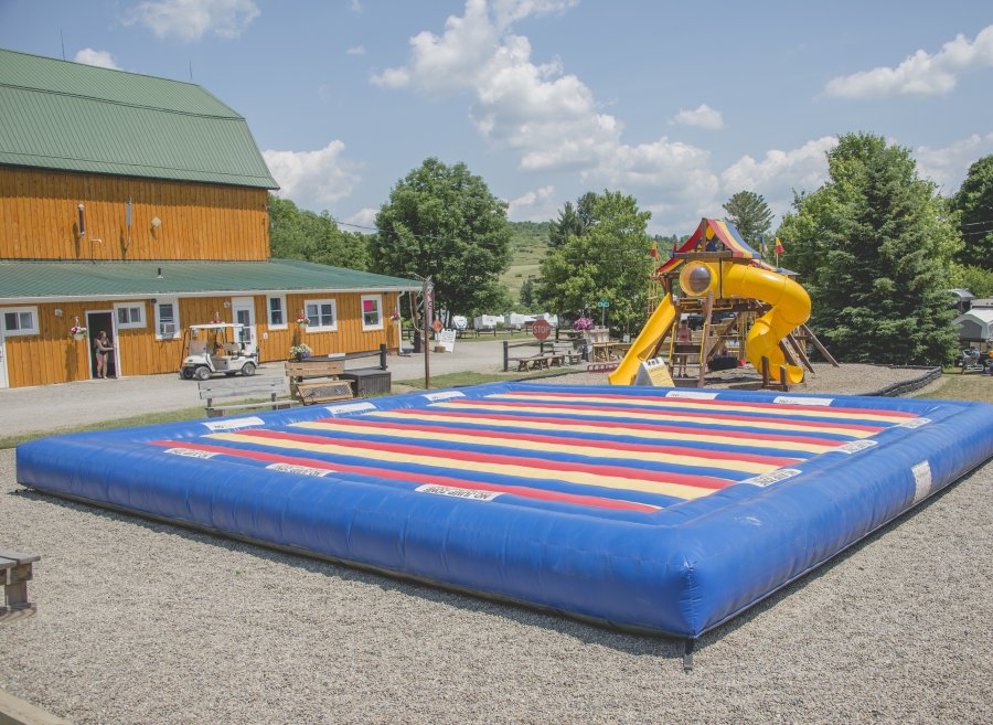 Jumping Pillow at Triple R Camping Resort