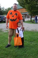 Campers in Costume Halloween Weekend 2018 at Triple R Campground in Western NY