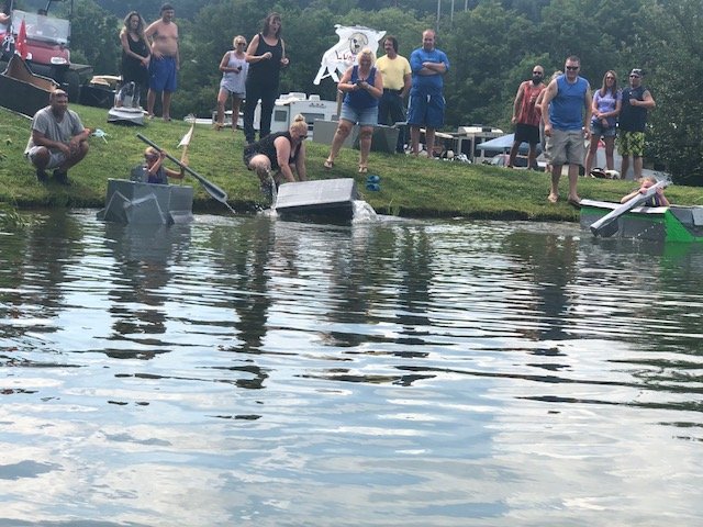 Campers at Pirate and Princess Weekend 2018 at Triple R Campground in Western NY