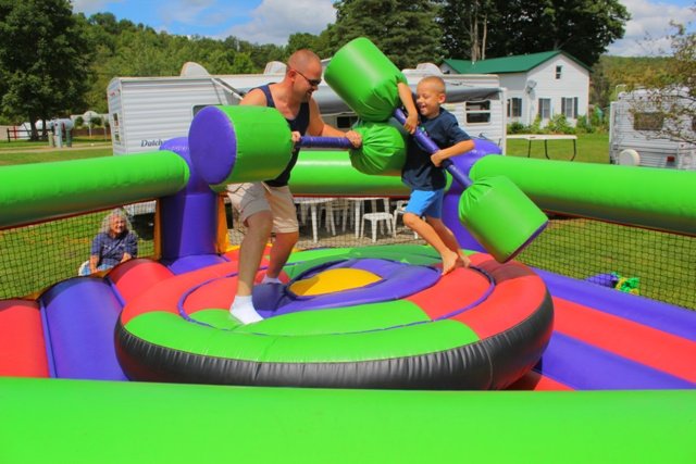 Bounce Pillows at Triple R Camping Resort in Western NY