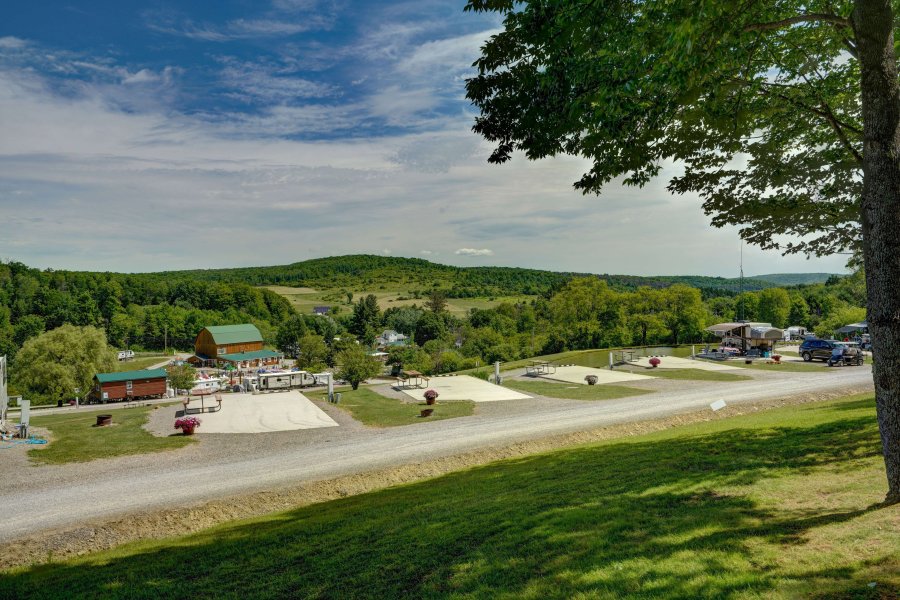 view of sites at triple r camping resort a campground in wny