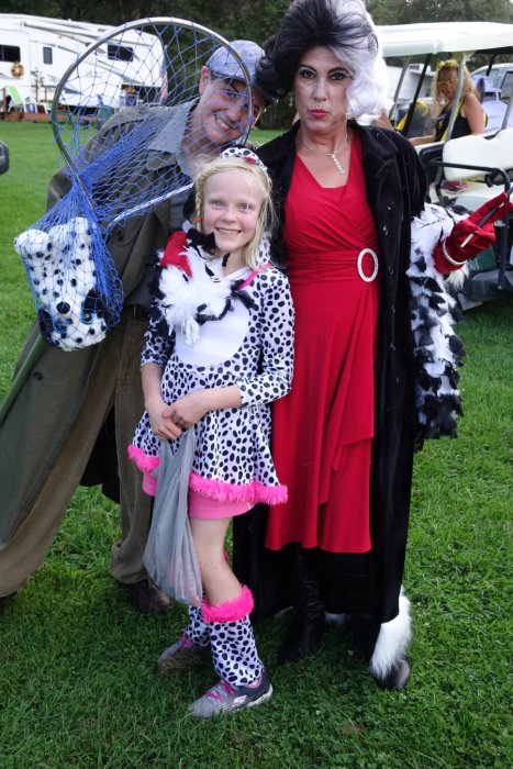 Campers in Costume Halloween Weekend 2018 at Triple R Campground in Western NY