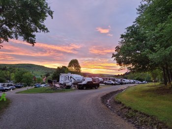 sunset at triple r camping resort a campground in wny