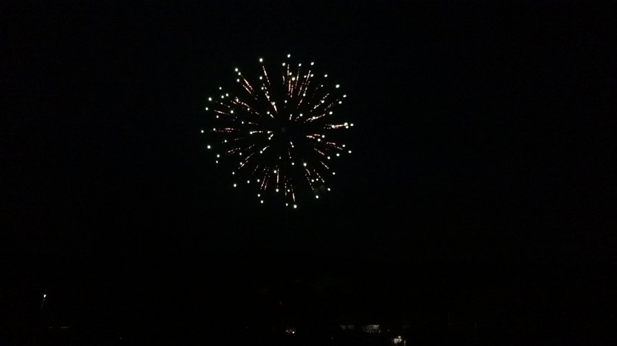 Fireworks on July 4th weekend 2018 at Triple R Camping Resort